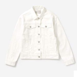 Everlane White Denim Jacket